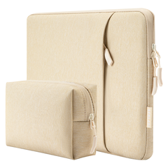 Duo-A21 Laptop Sleeve Set for 15 inch MacBook Air/Pro - Beige