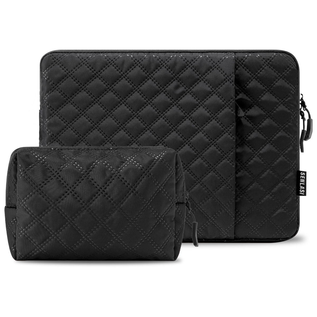 Quilt-A25 Laptop Sleeve Kit for 14 inch MacBook Pro - Black