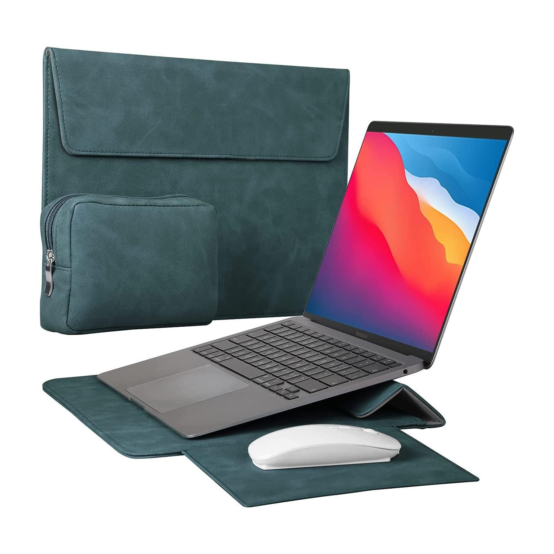 Axis-A14 Laptop Stand Sleeve for 13 inch MacBook Air/Pro - Green