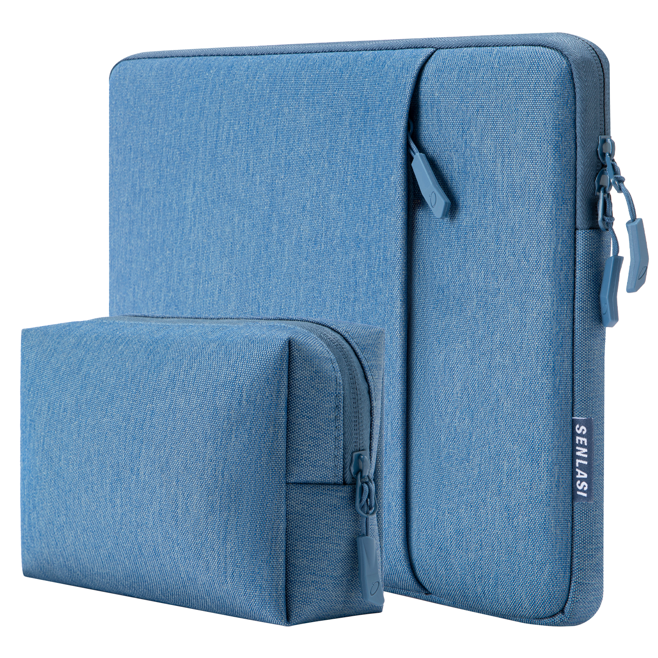 Duo-A21 Laptop Sleeve Set for 14 inch MacBook Pro - Sky Blue