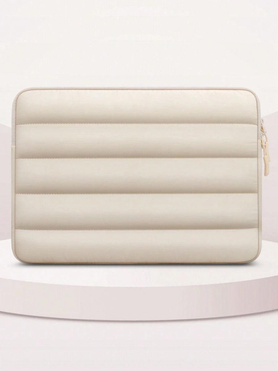 Beige Laptop Sleeve - Soft