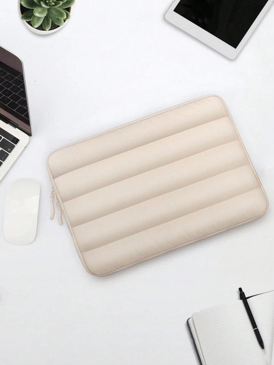 Beige Laptop Sleeve - Soft