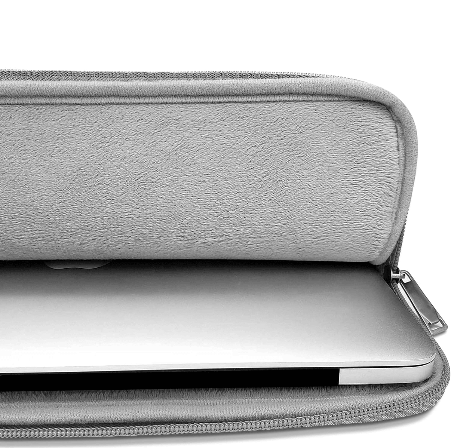 Detailed picture of the inner lining - Gray Laptop Sleeve - Element