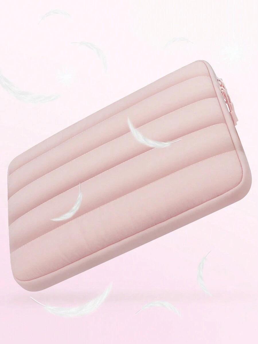 Fluffy protection Pink Laptop Sleeve