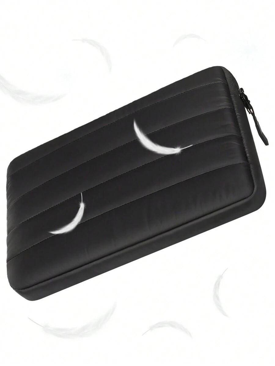 Fluffy protection black Laptop Sleeve