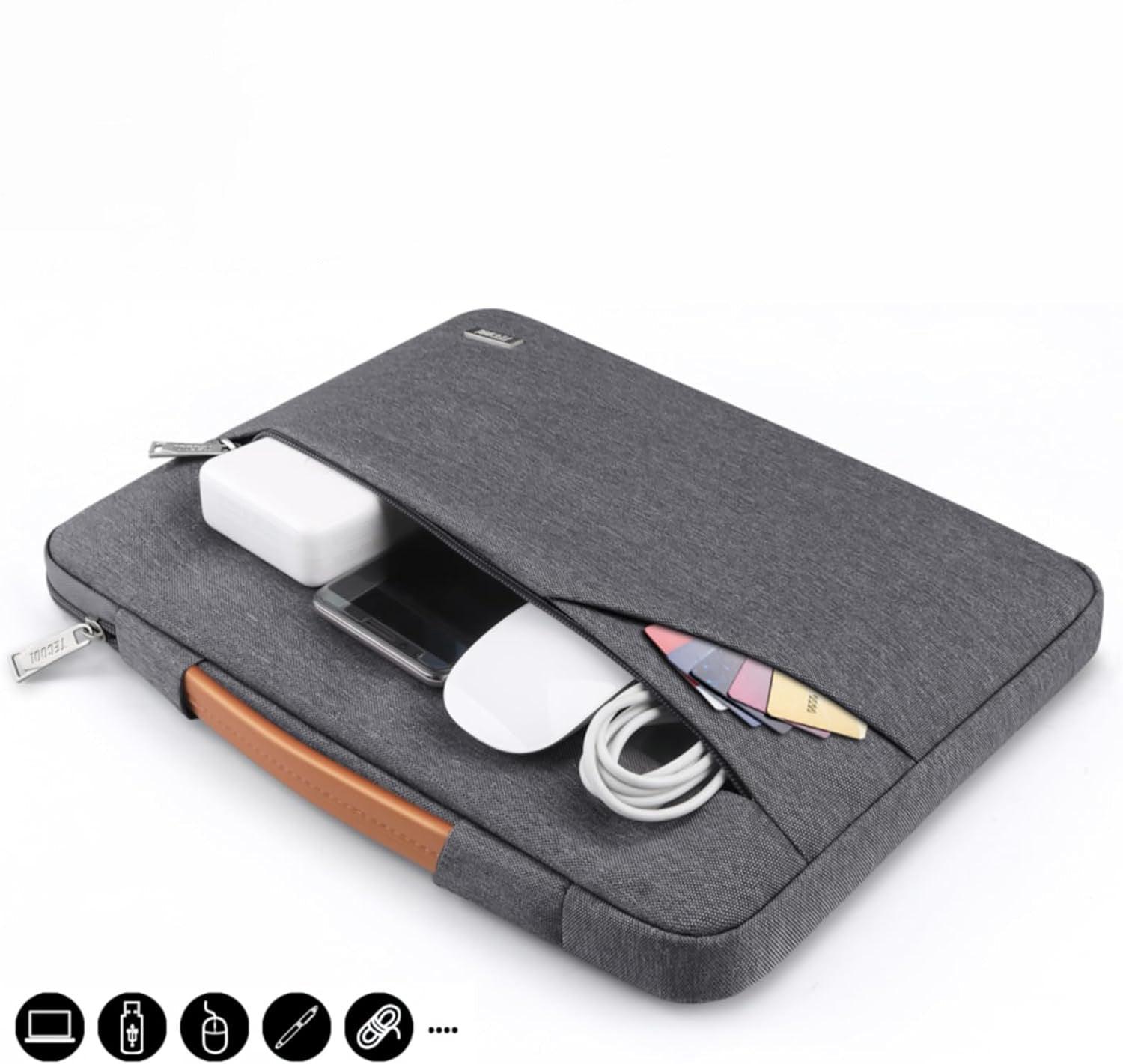 Genuine face storage Dark Gray laptop bag - Advance