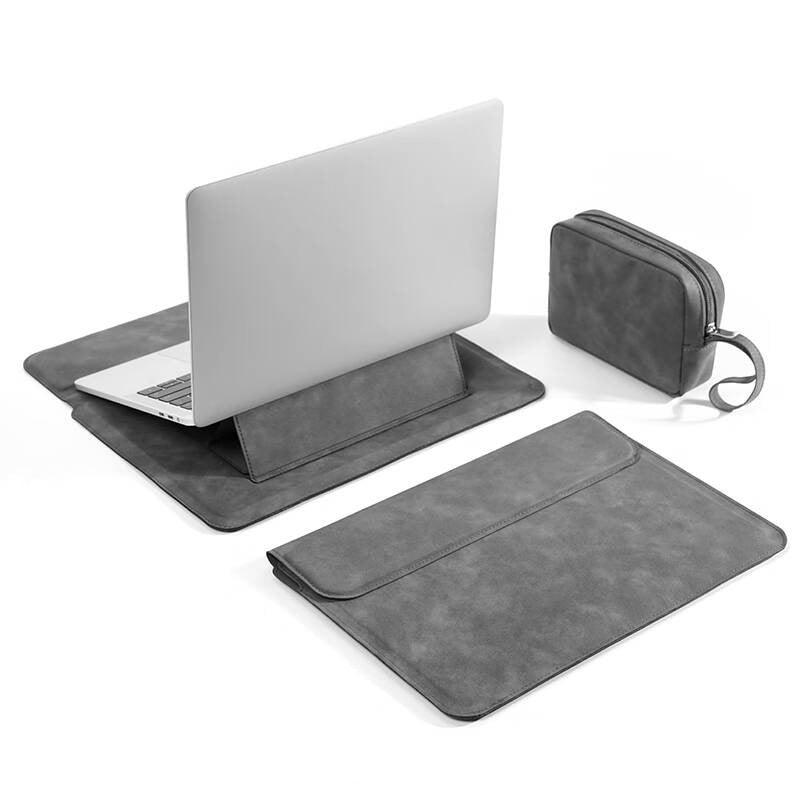 Premium Leather Laptop Sleeve Protect Your Device in Style SENLASI