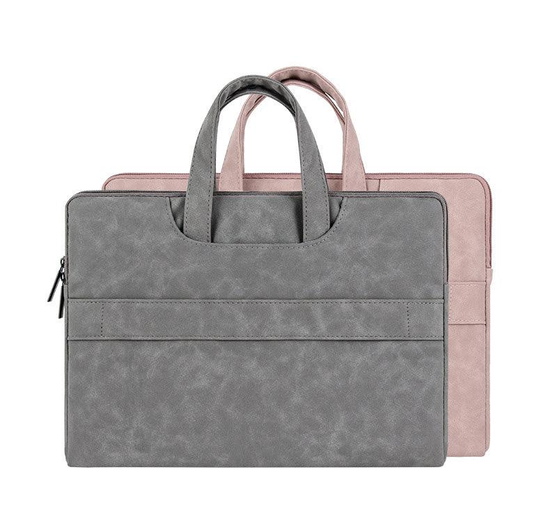 Pink and Gray Comparison Chart - Laptop bag