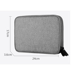 Product Dimension Drawing - Gray Organizer Bag - Core