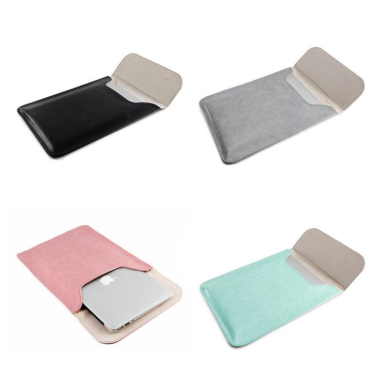 Product Expanded Detailed Drawing - Crazy Horse Leather Laptop Sleeve - Vogue Palette