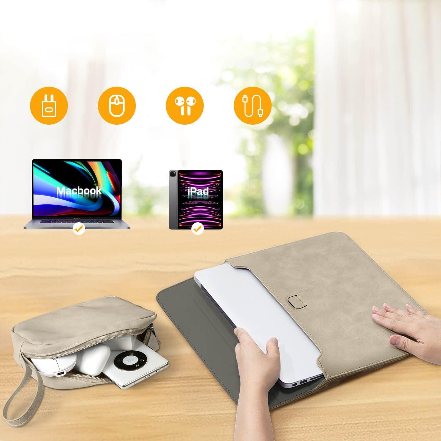 Product Storage Diagram - white Laptop Sleeve & Organizer Bag - Vogue Palette