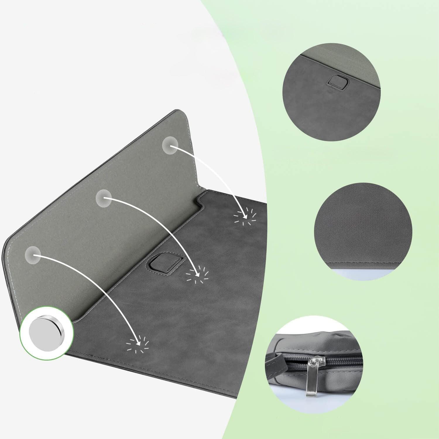Product design detail drawing - Laptop Sleeve & Organizer Bag - Vogue Palette