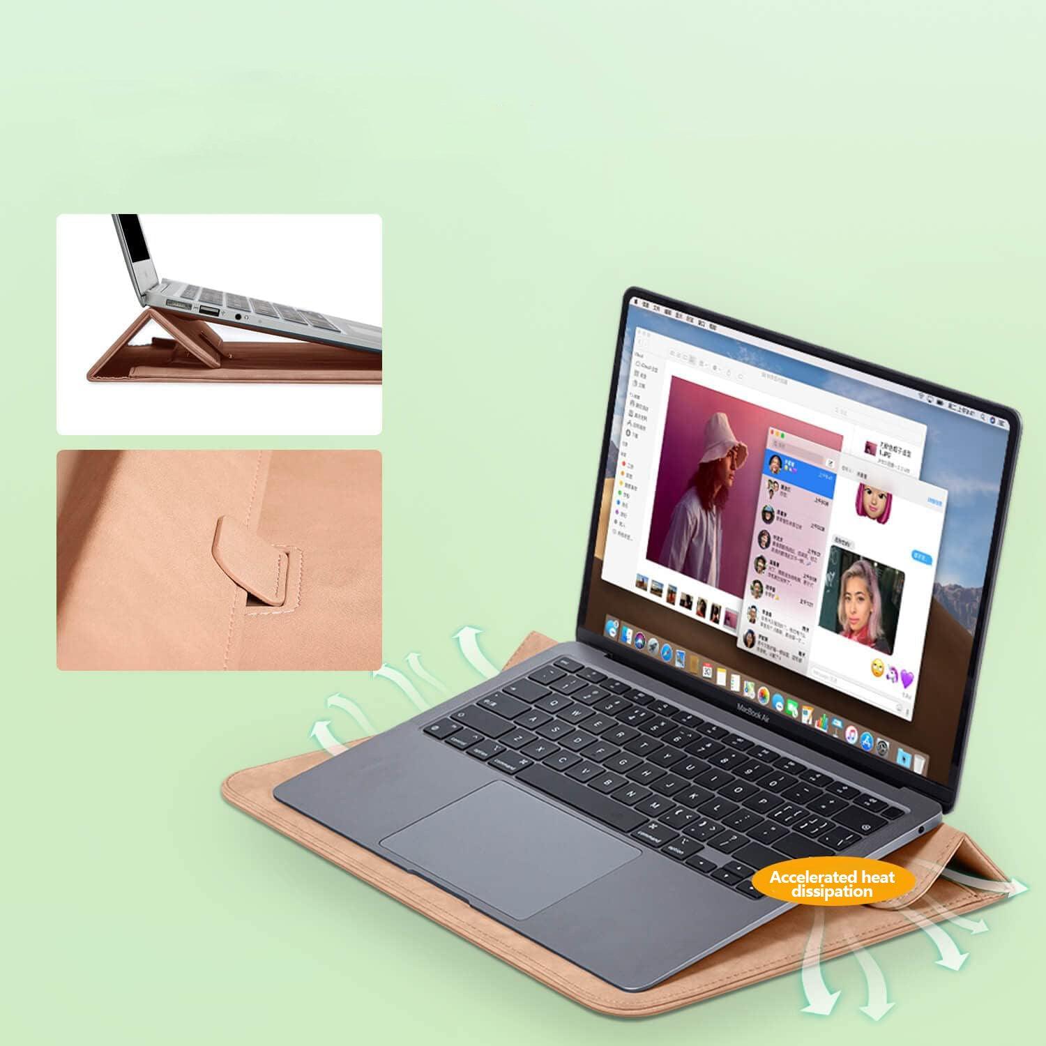 Usage Scenarios - Pink Laptop Sleeve & Organizer Bag - Vogue Palette