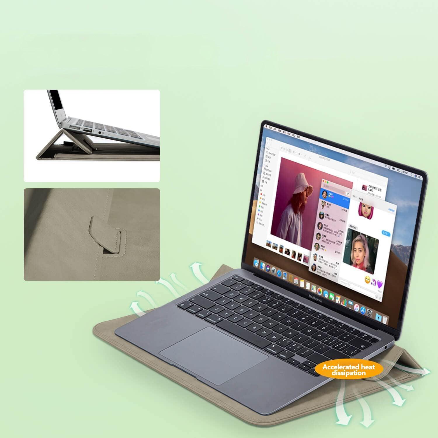 Usage Scenarios - gray Laptop Sleeve & Organizer Bag - Vogue Palette