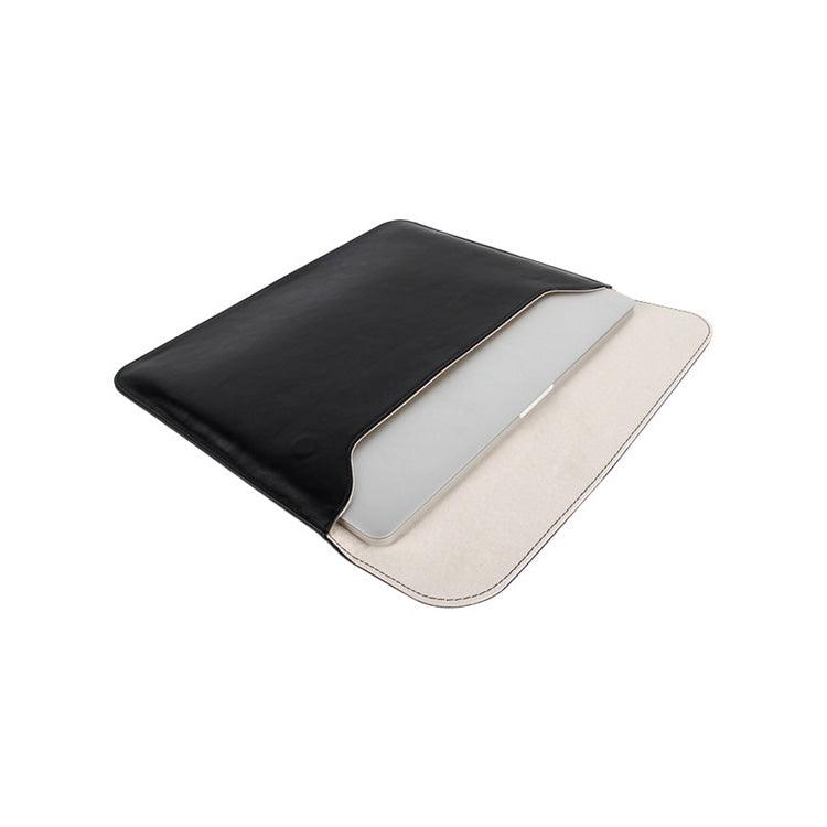 detailed drawing - Crazy Horse Leather Black Laptop Sleeve