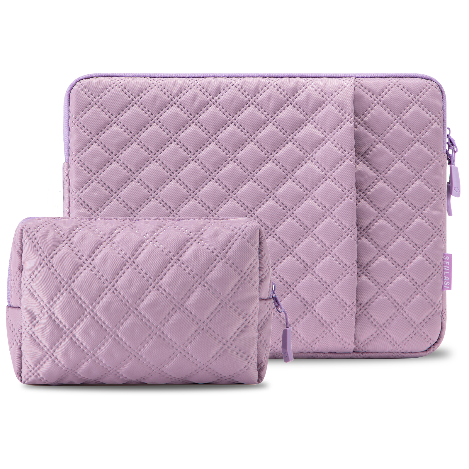 Quilt-A25 Laptop Sleeve Kit for 13-13.5 inch MacBook Air/Pro - Purple