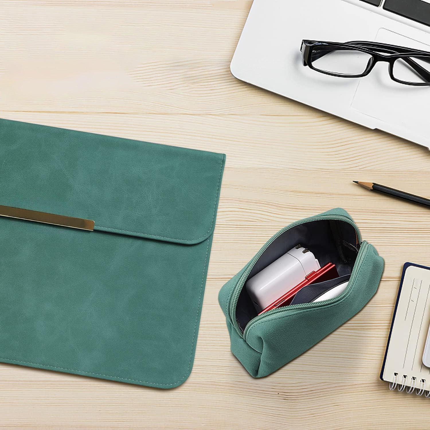 scene drawing - Green Laptop Sleeve & Organizer Bag - Advance