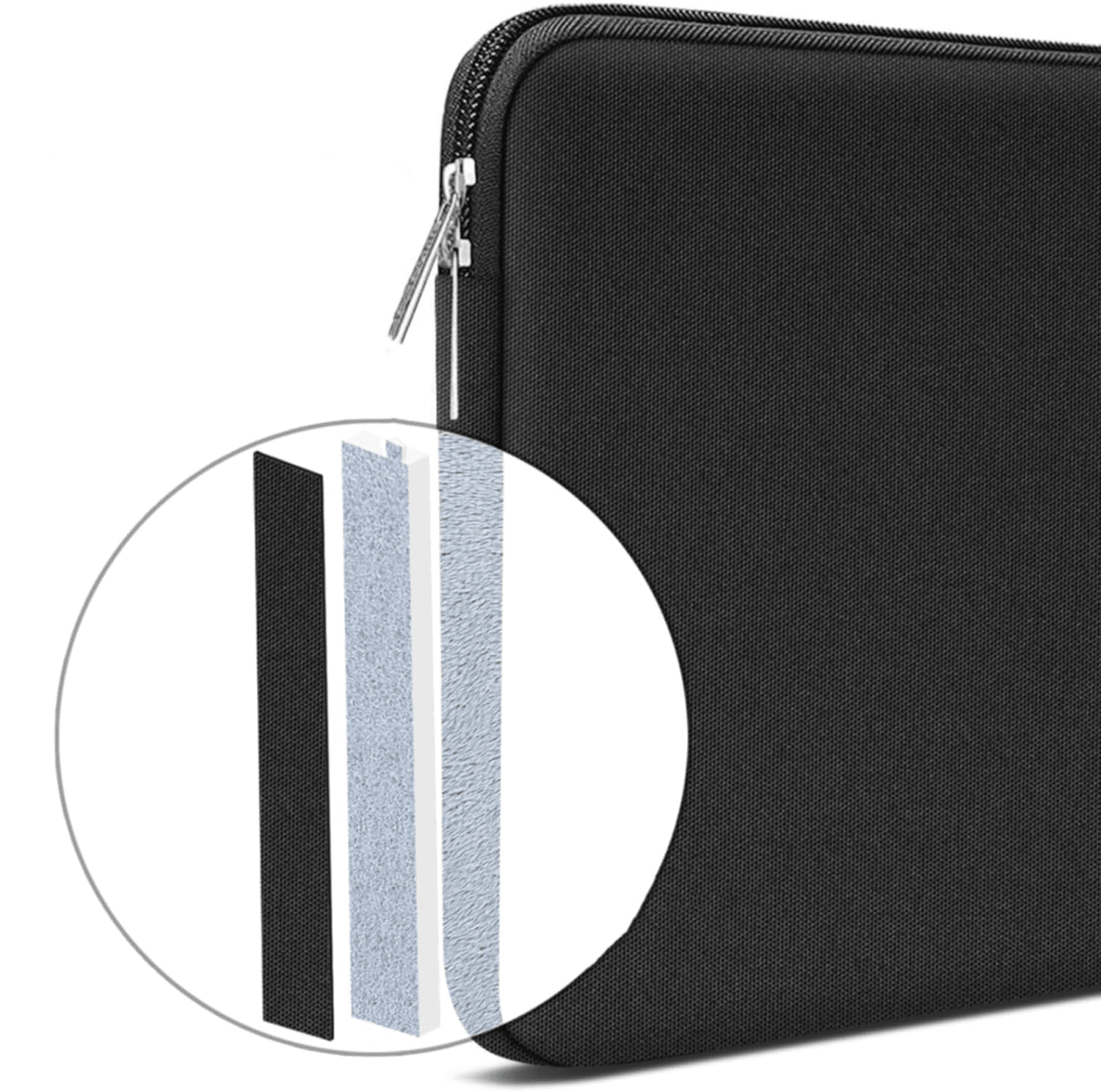 three-layer protection - Black Laptop Sleeve - Element