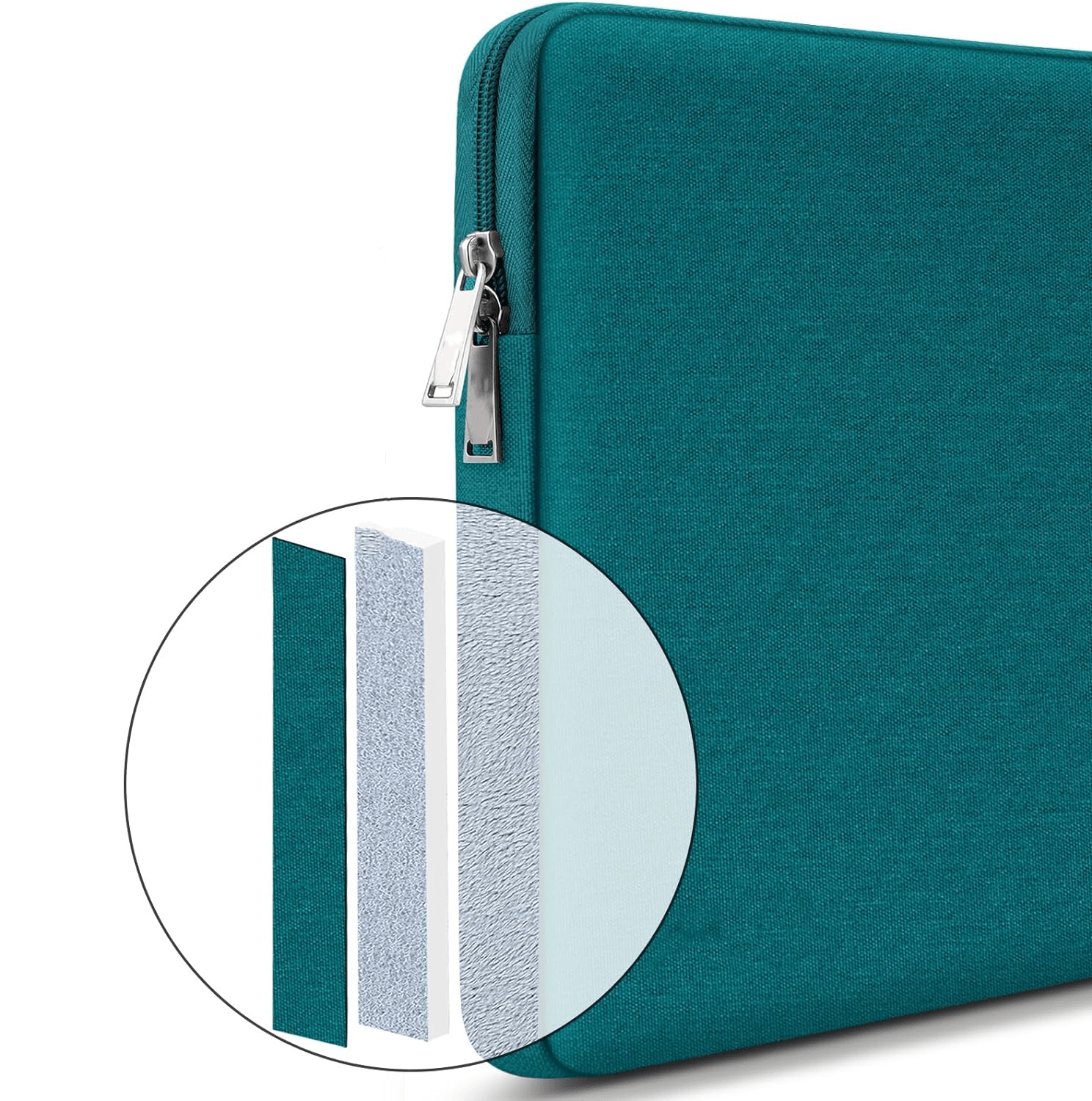 three-layer protection - green Laptop Sleeve - Element